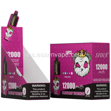 Strawberry kiwi sidia 12000 bocanadas sabores de vape